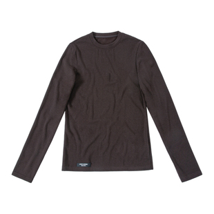 YANGLE_内搭打底衫女2025新款冬季韩系弹力修身抓毛薄绒长袖上衣