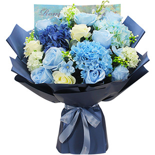 玫瑰交车仪式仿真花束颁奖年会手捧花毕业提车拍照道具舞台装饰大