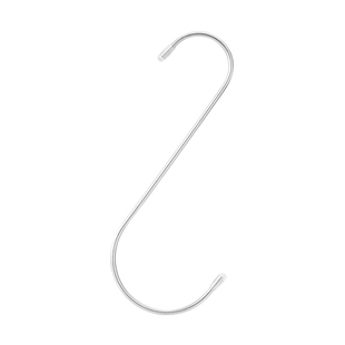 加大加长S钩实心不锈钢S型长钩阳台挂钩特大S勾衣架衣杆卡夹扫把