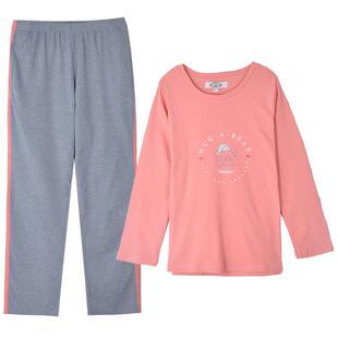 美标2025新款针织纯棉长袖睡衣秋装情侣全棉休闲家居服保暖冬套装