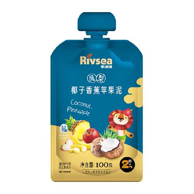 禾泱泱婴幼儿水果泥营养辅食零食