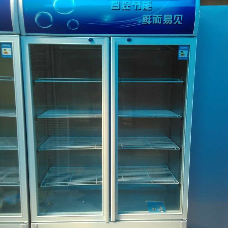 新款红酒展示柜 冷藏保鲜玻璃单双门啤酒饮料冰柜 保鲜工作台