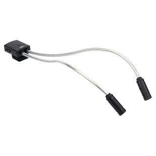 JJC 微距补光灯LED摄影补光灯适用佳能尼康富士索尼相机双头摄影灯外置闪光灯机顶X-T5 X-H2S R7 R10 A7M4