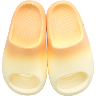 牧童儿童凉拖鞋夏季新款软底亲子居家鞋男女童室内洗澡渐变浴室拖