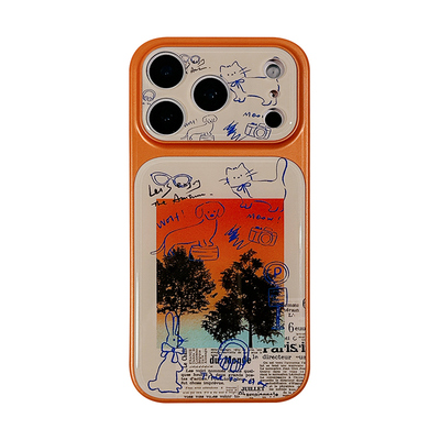 ins艺术感小众手机壳适用苹果