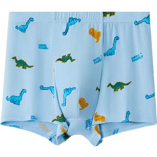 红豆居家男童莫代尔内裤夏季薄款短裤纯棉裆儿童平角裤宝宝中大童