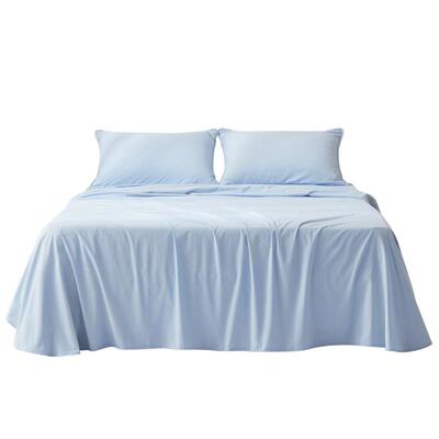 舒飘儿床单纯棉专业防螨虫宿舍单人母婴A类全棉床套床单三件套