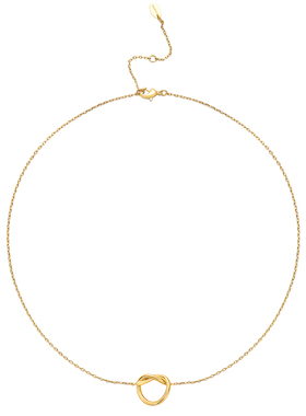 EVESENSE高级感打结金属锁骨链