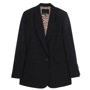 谜底西服女春季新款通勤风时尚宽松一粒扣西装外套241MW0073