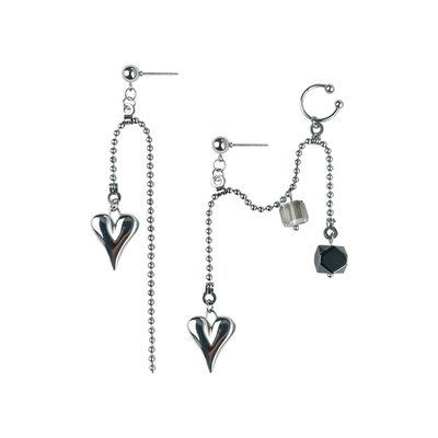 耳环暗黑系特别设计感女潮酷