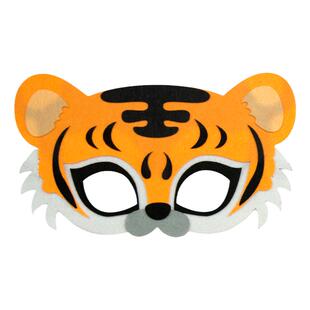 儿童动物面具卡通老虎狮子狐狸大灰狼幼儿园毕业游园舞台表演道具