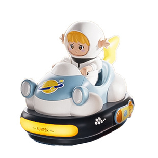 双人太空碰碰车对战玩具碰撞弹射遥控卡丁车亲子互动娱乐玩具男孩