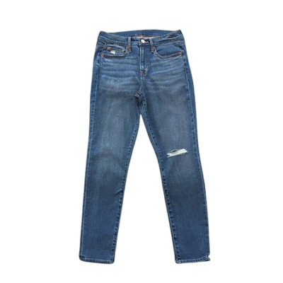 高腰高弹力亻身显瘦女看啥卫裤