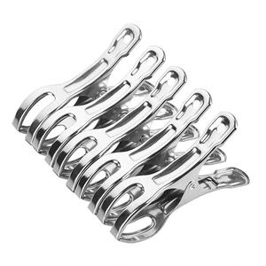 加厚不锈钢夹子晒被夹子晾衣夹强力防风特大号晒衣服夹子晾被子夹