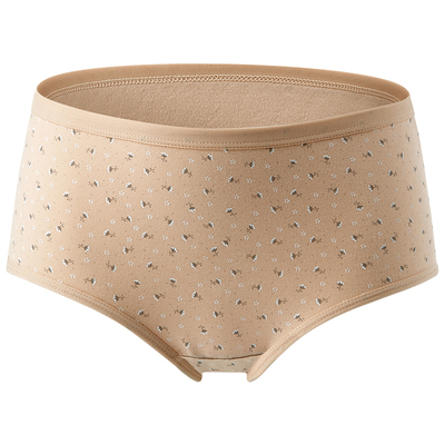 短裤中高腰弹力棉女士A＆B抗菌