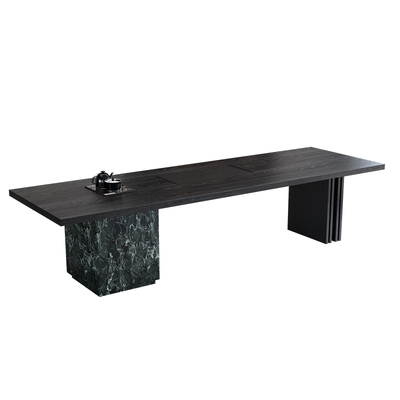 实木大板茶桌椅组合现代简约