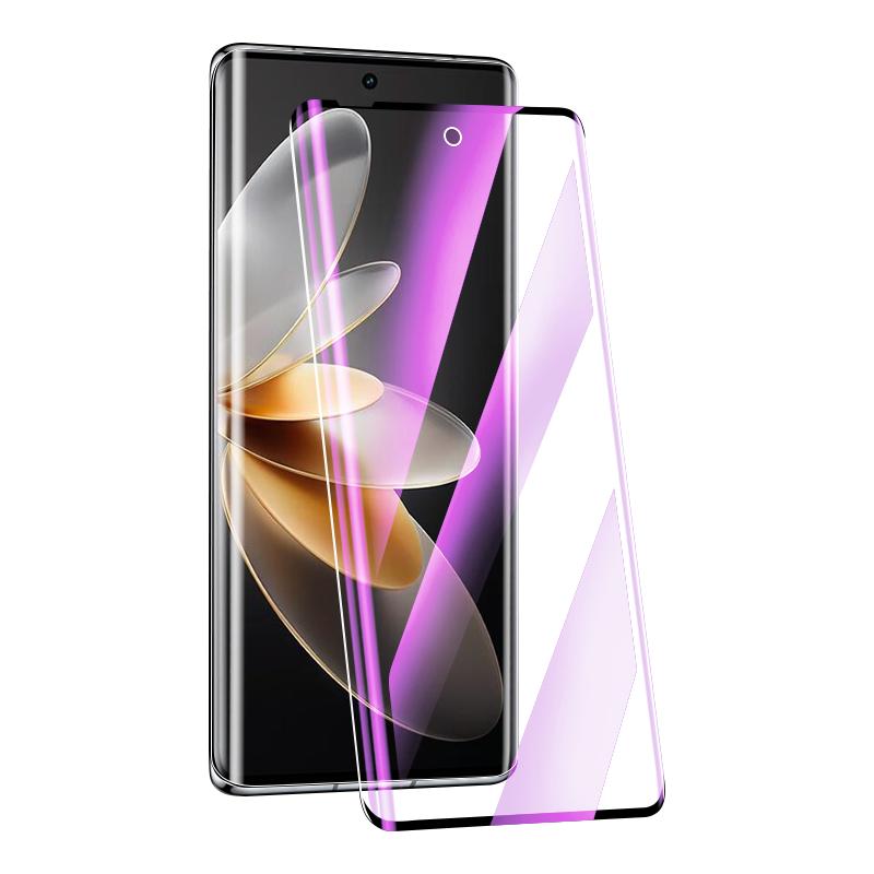 适用vivos16钢化膜曲面防摔保护s16pro手机膜全屏覆盖抗蓝光防爆玻璃s16e水凝膜全包边防指纹屏保vivo新款por
