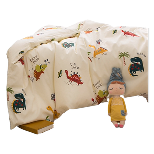 a类100支纯棉儿童被套单件120×150cm宝宝全棉幼儿园专用单独被罩