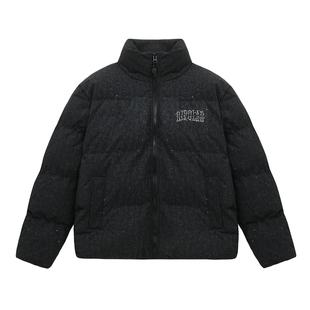 BIPOLAR满天星棉服潮牌秋冬保暖立领上衣男休闲宽松上衣外套新款