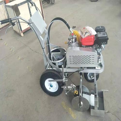 供应手推式冷喷划线机 5-25公分塑胶跑道无毛边挡板划线机标线机