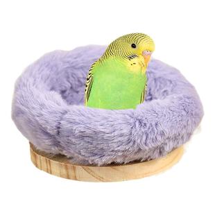 冠之亚鸟巢保暖棉窝鹦鹉休息用品虎皮牡丹专用保暖休息站台棉窝1