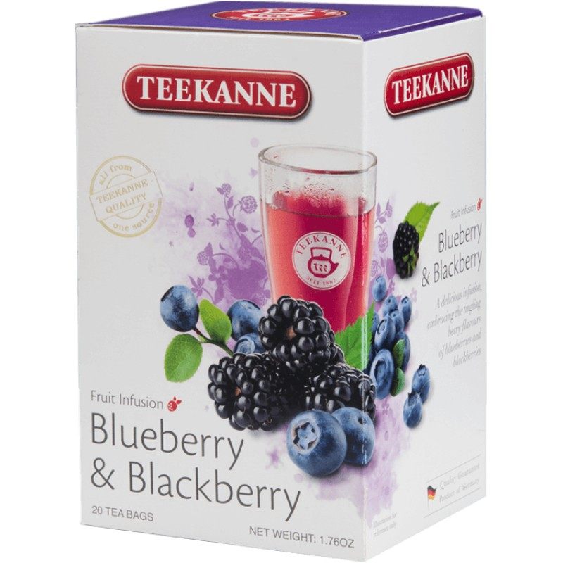 Teekanne德国进口蓝莓黑莓水果茶叶包花果袋泡茶叶冲泡冷泡茶组合