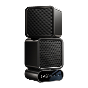 派凡【3c认证】双头暖风机石墨烯取暖器办公室桌面下暖脚神器冬天打游戏暖手宝防爆电热保暖温暖气室内静音新