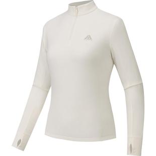 安踏轻暖T丨大地之壳保暖抓绒衣女装冬季新款户外打底衫内搭长袖