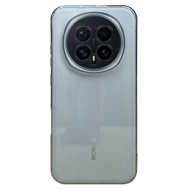 适用于荣耀magic8四角防摔手机壳magic8pro全包保护套magic8proair透明黑BKQ-AN00软壳BKQ-AN10新款简约外壳