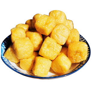 湖南衡阳祁东特产农家自酿豆腐油粑豆腐油豆腐豆泡永州祁阳豆干