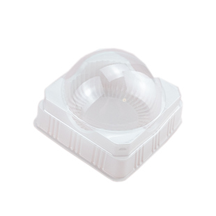 密封透明加厚带盖80克蛋黄酥包装盒吸塑底托中秋月饼盒雪媚娘盒子