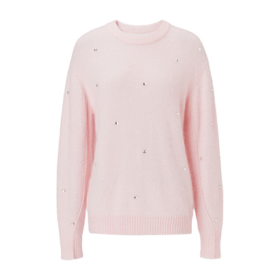 EVAOUXIU商场同款羊驼羊毛毛衣