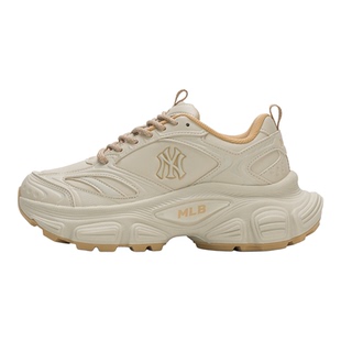 25新款MLB情侣老爹鞋男女NY复古厚底增高轻便运动休闲鞋3ASHW005N