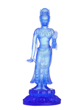 东方三圣日光月光菩萨背板药师佛