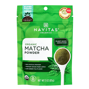 现货美国Navitas matcha抹茶粉无糖天然绿茶粉咖啡生酮冲饮粉85g