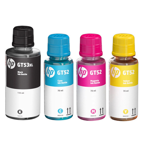 惠普原装GT53XL黑色GT52/51XL彩色墨水tank582 676 510 519 531 672 726 755 593 588 598 599 592 215打印机