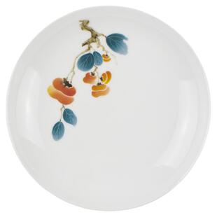 景德镇陶瓷盘子高温细瓷家用深盘菜盘釉下彩手绘餐具高岭土高档