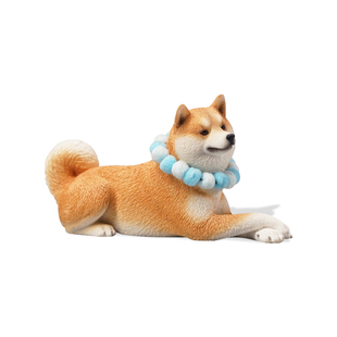 JXK 1/6柴犬模型仿真动物手办小狗周边玩偶车载装饰桌面摆件礼物