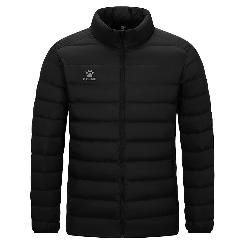 卡尔美轻薄羽绒服男冬季运动防风防水保暖外套户外登山立领休闲服