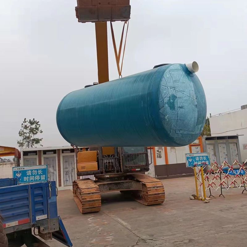 地埋式成品玻璃钢化粪池农村厕所改造缠绕化粪池隔油池江西厂家