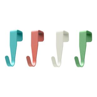8个装柜门挂钩免打孔厨房门后橱柜挂钩S型宿舍衣柜挂衣钩鞋柜挂钩