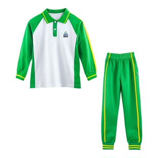 广州市番禺区小学生校服外套秋冬装套装纯棉长袖加绒加厚秋冬装