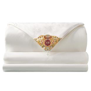 钱皇蚕丝被100桑蚕丝官方旗舰店正品丝绵被春秋子母被冬被子被芯