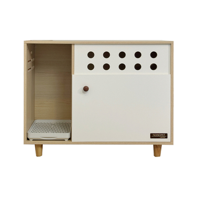 猫咪实木厕所柜子防潮猫砂盆柜