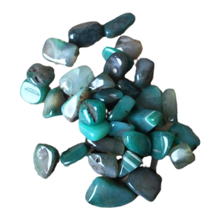 绿玉碎石天然红玛瑙石 消磁装饰花盆栽水培植物鱼缸造景一斤包邮