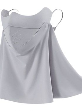 夏季磁吸可拆轻薄护颈防晒面罩