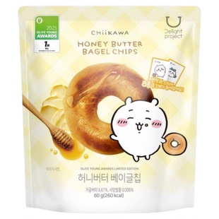 韩国直邮Oliveyoung新品贝果干吉伊卡哇限量版Jennie同款贝果脆片