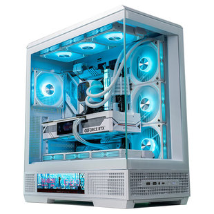 爱国者aigo星璨岚屏显版大岚小岚MATX游戏电脑台式机箱高清副屏