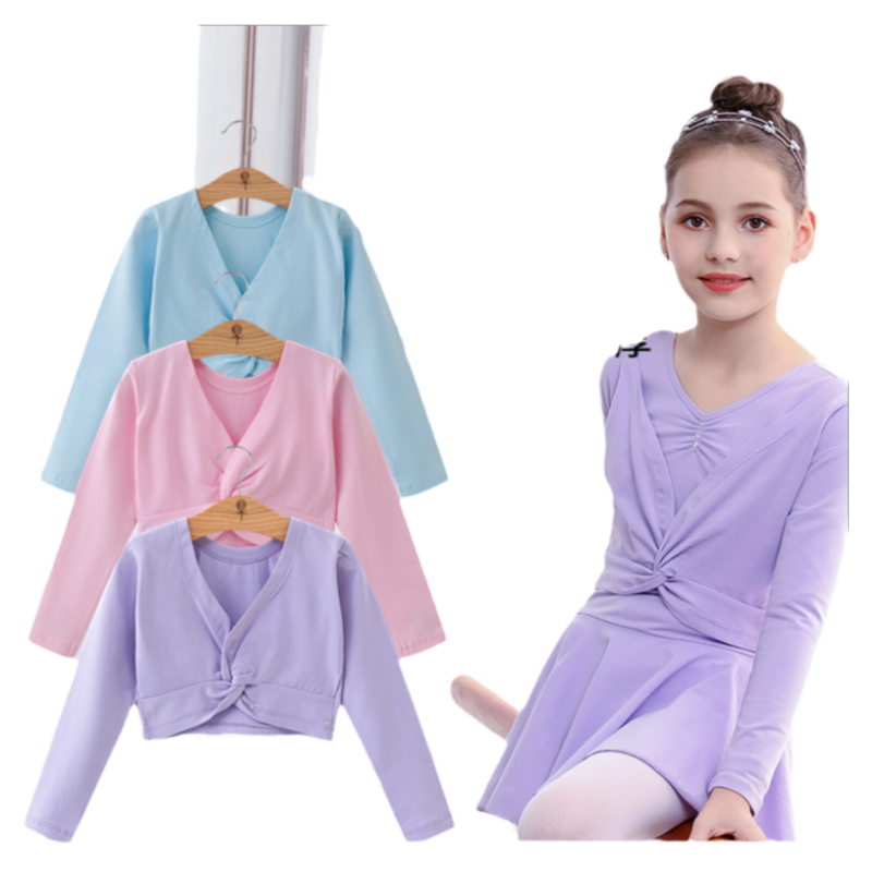 儿童舞蹈披肩长袖外套外搭练功服坎肩女童春秋加绒中国舞幼儿服装