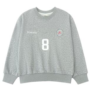 海妈家童装2026春秋新款男童圆领卫衣洋气春装上衣中大童潮范男孩